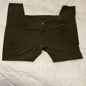 Lululemon Align Pant 25” (Dark Olive Size 4)